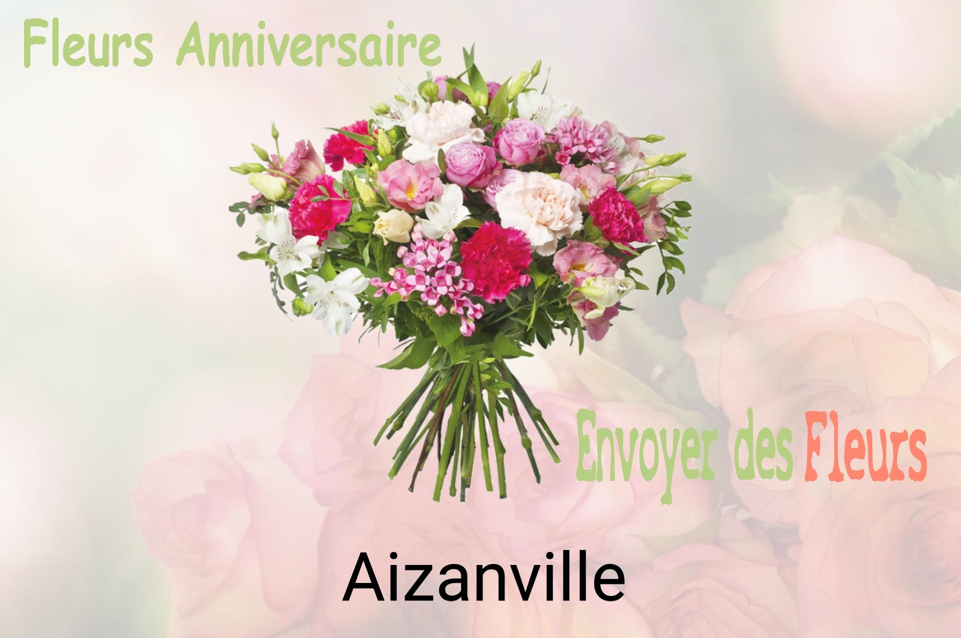 Bouquet de fleurs d’anniversaire livré à Aizanville