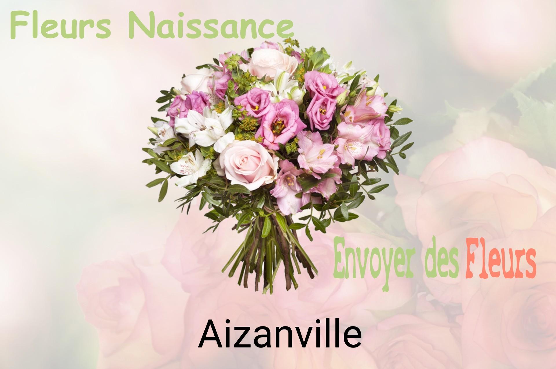Bouquet de fleurs de naissance livré à Aizanville